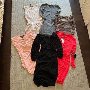 Stylish Dress Collection - Black, Pink, Gray, Red